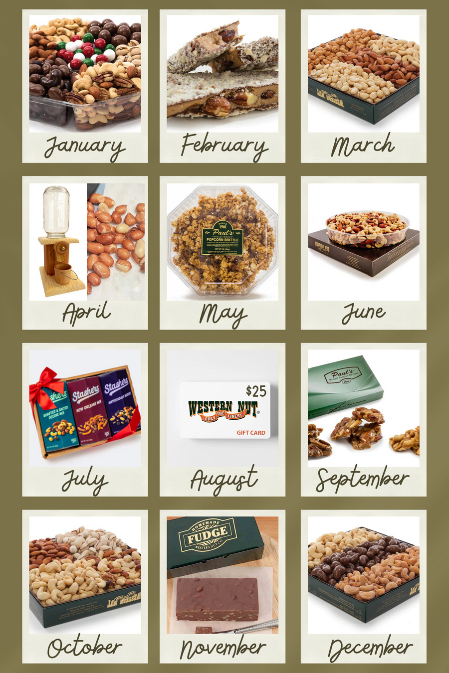 Exclusive Nut of the Month Club